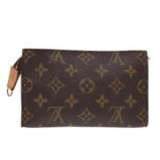 Pre-owned Canvas pouches Louis Vuitton Vintage , Brown , Dames