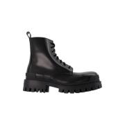 Leather boots Balenciaga , Black , Dames