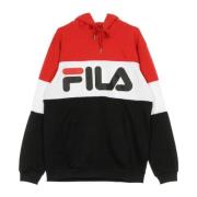 Lichtgewicht Hoodie Nacht Geblokkeerd Rood/Zwart/Wit Fila , Multicolor...