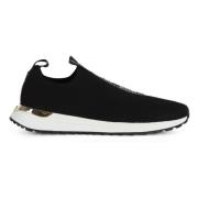 Stretch stof instap sneakers Bodie Michael Kors , Black , Dames