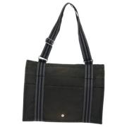 Pre-owned Canvas shoulder-bags Hermès Vintage , Black , Dames