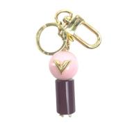 Pre-owned Metal key-holders Louis Vuitton Vintage , Yellow , Dames