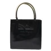 Pre-owned Canvas handbags Salvatore Ferragamo Pre-owned , Black , Dame...