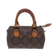 Pre-owned Canvas handbags Louis Vuitton Vintage , Brown , Dames