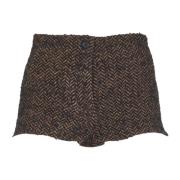 Zomerstijl Dames Shorts Ottod'Ame , Brown , Dames