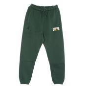 Sportieve Fleece Trainingsbroek Noble Groen/Zwart Jordan , Green , Her...