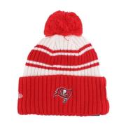 NFL Pom Pom Hat Tampa Bay Buccaneers New Era , Red , Heren