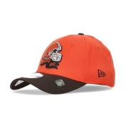 Cleveland Browns Football Team Cap New Era , Orange , Unisex