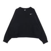 Sportswear Crew Neck Sweatshirt Zwart/Wit Nike , Black , Dames