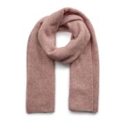 Elegant Gebreide Sjaal in Rosette MOS Mosh , Pink , Dames