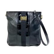 Pre-owned Fabric shoulder-bags Salvatore Ferragamo Pre-owned , Black ,...