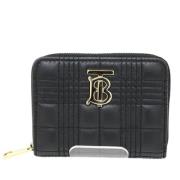 Pre-owned Leather wallets Burberry Vintage , Black , Dames