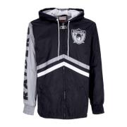 Oakland Raiders Windbreaker Full Zip Zwart Mitchell & Ness , Black , H...