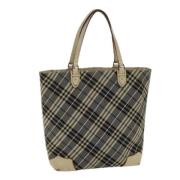 Pre-owned Canvas totes Burberry Vintage , Blue , Dames