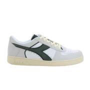 Groene Magic Basket Lage Sneakers Diadora , White , Heren