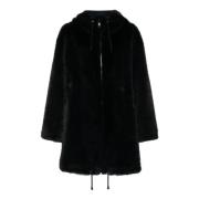 Donkergrijze Faux-Fur Pathos Jas P.a.r.o.s.h. , Gray , Dames