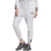 Modieuze Katoenen Trainingsbroek Vrouwen Adidas , White , Dames