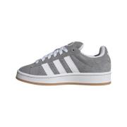 Campus Sneakers Grijs Wit Adidas , Gray , Dames