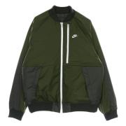 Omkeerbare Bomberjack Groen/Sequoia/Zeil Nike , Green , Heren