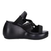 Met hak zwart Casadei , Black , Dames