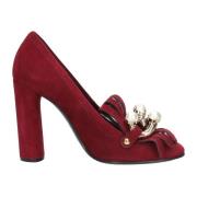 Platte schoenen Bordeaux Casadei , Red , Dames