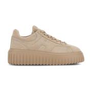 Beige Sneakers voor Vrouwen Aw24 Hogan , Beige , Dames