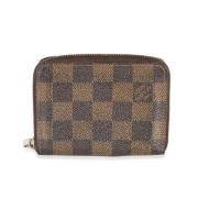 Pre-owned Canvas wallets Louis Vuitton Vintage , Brown , Dames