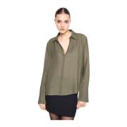 Blouse met klokmouwen Silvian Heach , Green , Dames