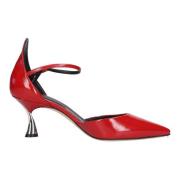 Met Hak Rood Casadei , Red , Dames