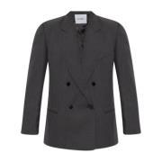 Wollen blazer Halfboy , Gray , Dames