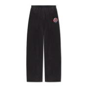 Sweatpants met versleten effect Balenciaga , Black , Heren