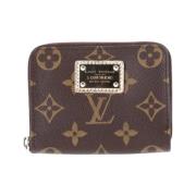 Pre-owned Leather wallets Louis Vuitton Vintage , Brown , Dames