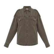 Denim overhemd Halfboy , Gray , Dames