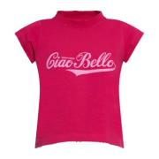 Logo top Balenciaga , Pink , Dames