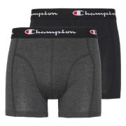 Pak van 2 boxershorts Champion , Black , Heren