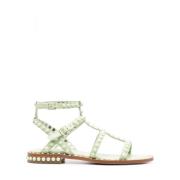 Flat Sandals ASH , Green , Dames