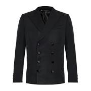 Wollen blazer Dolce & Gabbana , Black , Heren