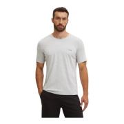 Stretch katoenen T-shirt - MC-stijl Hugo Boss , Gray , Heren