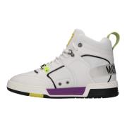 Sneakers Wit Moschino , White , Heren