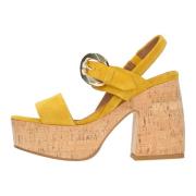 Sandalen Geel Carmens , Yellow , Dames