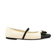 Beige Ballet Flats met Vara Design Salvatore Ferragamo , Beige , Dames