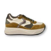 Stijlvolle Damessneakers Voile Blanche , Beige , Dames