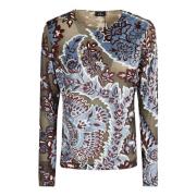 Multicolor Longsleeve Top Damesmode Etro , Multicolor , Dames