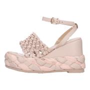 Met hak beige Emanuelle Vee , Beige , Dames