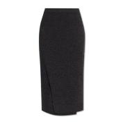 Wollen rok Balenciaga , Gray , Dames