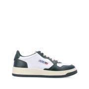 Witte Leren Sneakers voor Mannen Autry , White , Heren