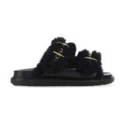 Damesmode Sliders Marni , Black , Dames