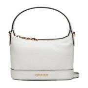 Witte Wythe Kleine Pebbled Leren Crossbody Tas Michael Kors , White , ...