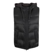 Zwart Nylon Vest - Stijlvol en Verfijnd Brunello Cucinelli , Black , D...