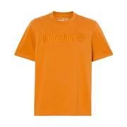 Klassieke korte mouw T-shirt Timberland , Yellow , Heren